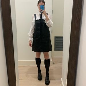 Leather Scotch & Soda dress 🖤